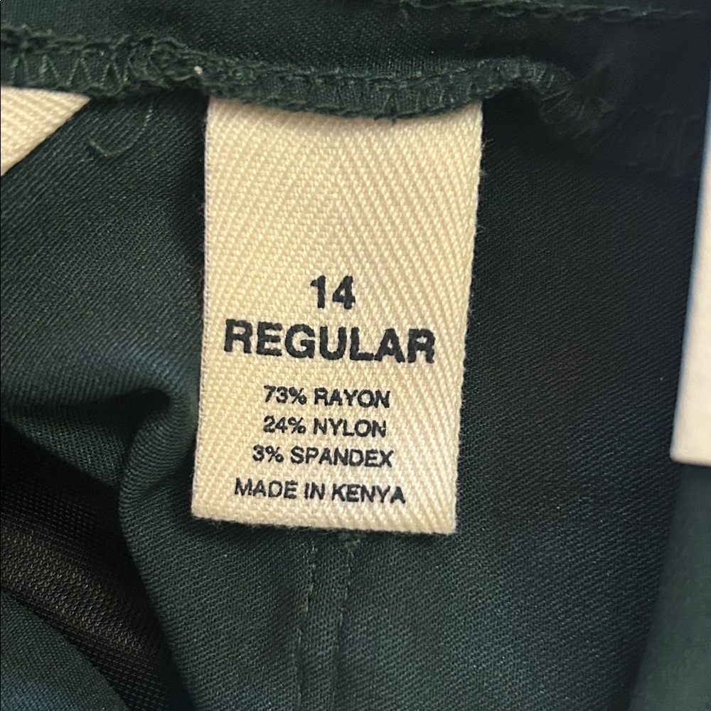 Westbound Forest Green Boot Cut Pants - Picture 6 of 6